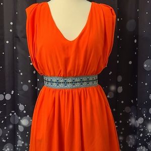 Always size S coral dress